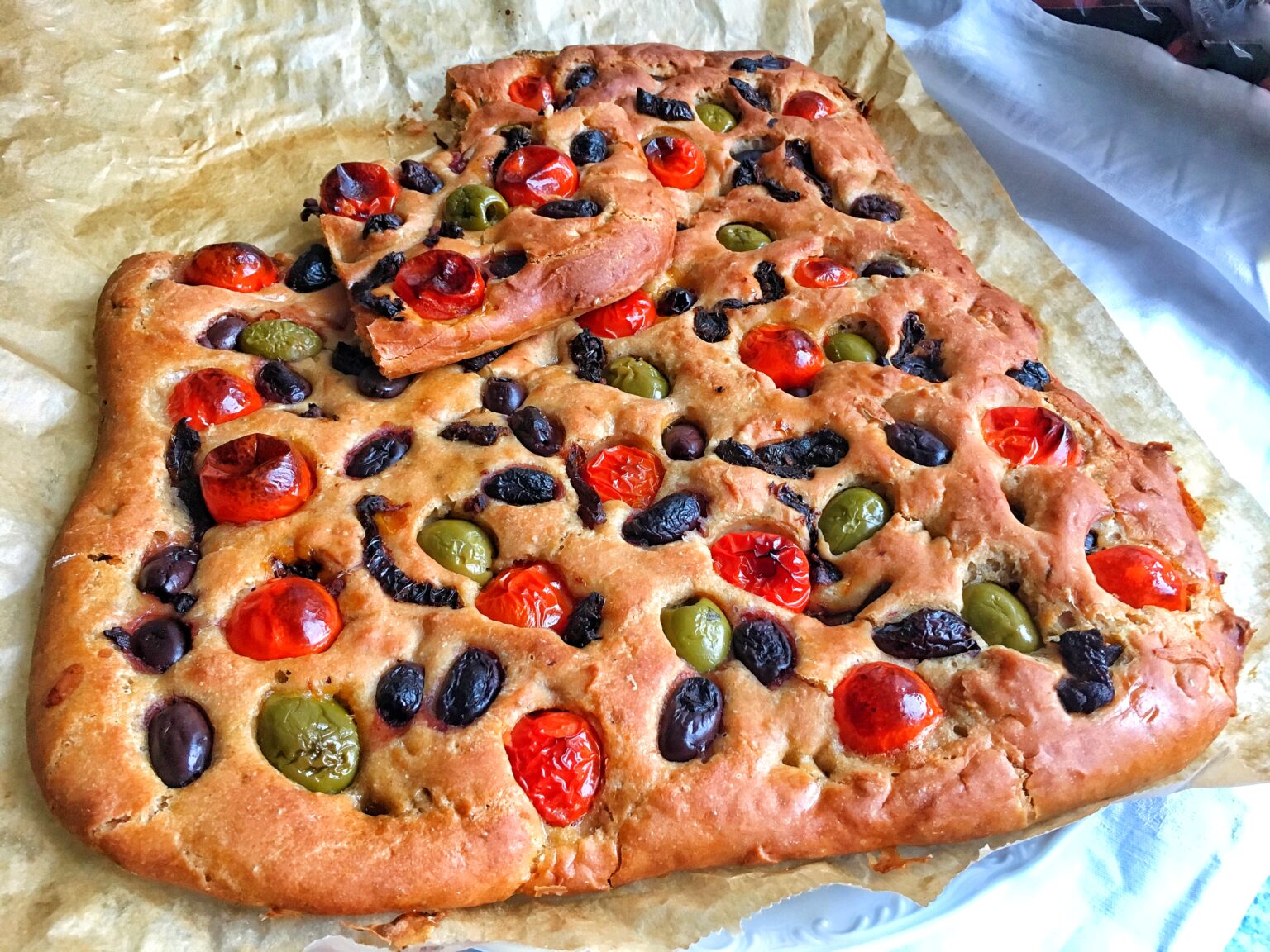 Focaccia fokáča špaldová Dobré bio